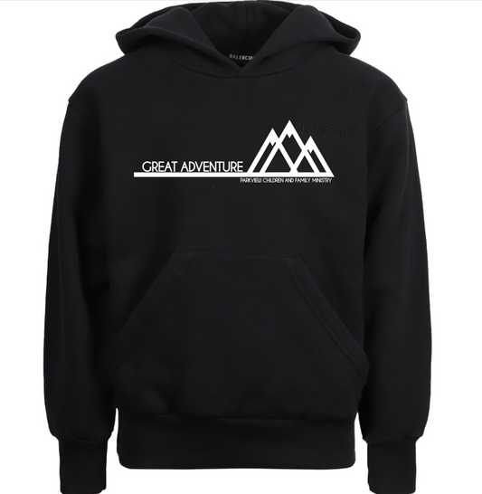 Black Great Adventure Hoodie